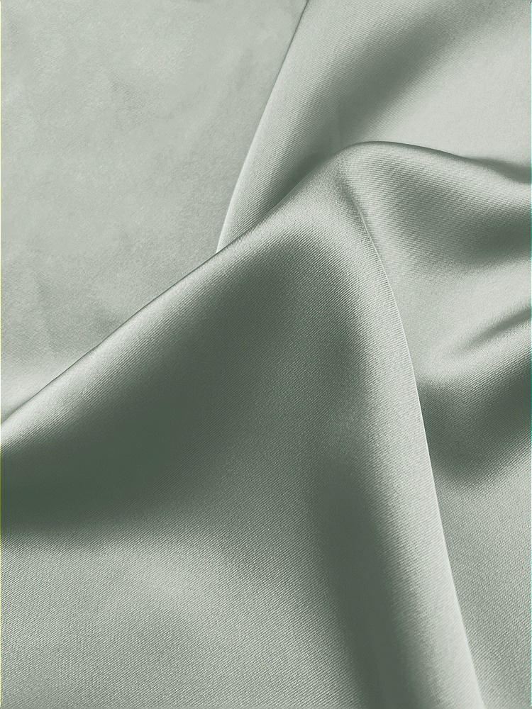 Front View - Willow Green Neu Stretch Charmeuse Fabric by the Yard