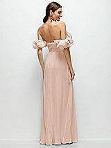 Side View Thumbnail - Cameo Dramatic Ruffle Edge Strap Chiffon Maxi Dress