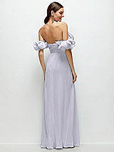 Side View Thumbnail - Silver Dove Dramatic Ruffle Edge Strap Chiffon Maxi Dress