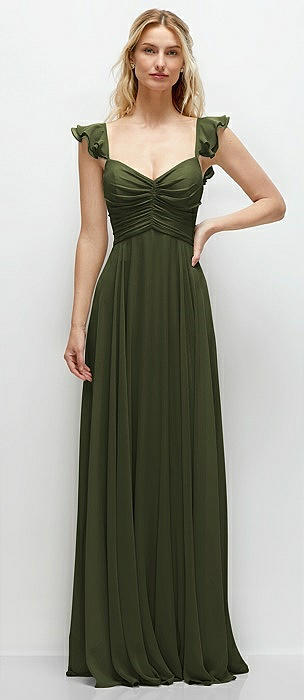 green emerald velvet dress Women's Dresses Sheri Embellished Chiffon Dress Olive L by Selfie Leslie Clearance main image 1