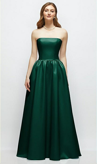 green emerald velvet dress Ladies 11NIL Rome Long Sleeve Bubble Dress main image 1