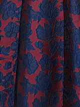 Front View Thumbnail - Burgundy Midnight Floral Heritage Floral Jacquard Fabric by the Yard