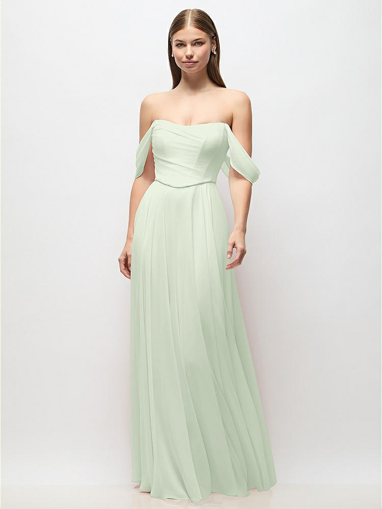 farm rio green tropical dress FARM Rio Green Tropical Dream Draped Organic Cotton Maxi Dress, Orange / S main image 0