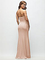 Rear View Thumbnail - Cameo Strapless Fit and Flare Crepe Maxi Dress