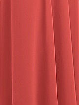 Front View Thumbnail - Perfect Coral Sheer Crepe Fabric by the Yard