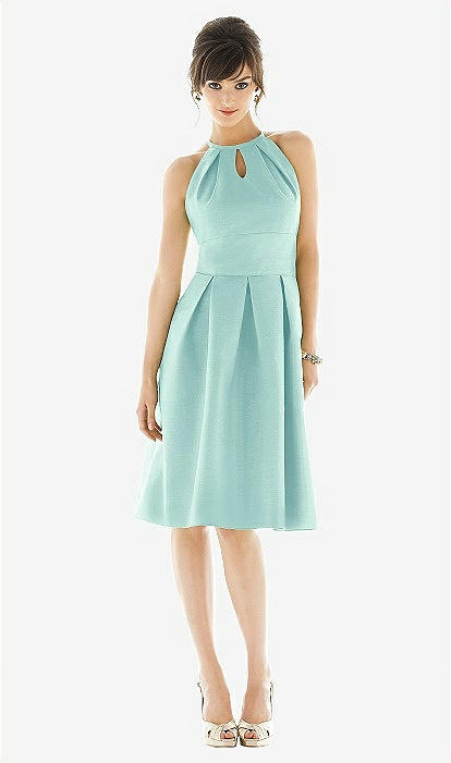 green emerald velvet dress Alfred Sung "D830"  Elizabeth Johns