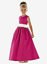 Front View Thumbnail - Tutti Frutti & Ivory Flower Girl Dress FL4021