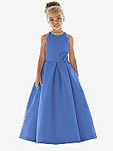 Front View Thumbnail - Cornflower Flower Girl Dress FL4022
