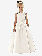 Front View Thumbnail - Ivory Flower Girl Dress FL4022