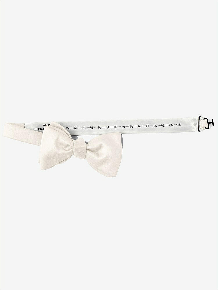 Back View - Ivory Dupioni Bow Ties by After Six