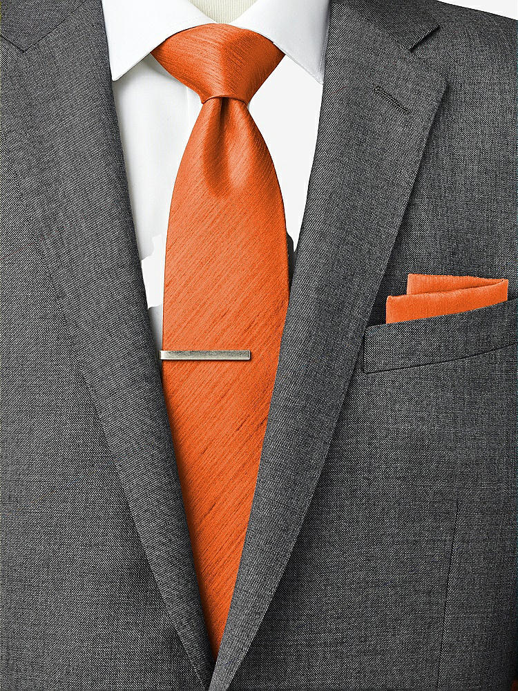 Back View - Mandarin Dupioni Pocket Squares by After Six