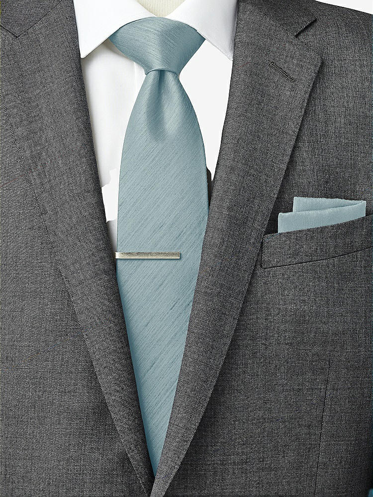 Back View - Mystic Dupioni Pocket Squares by After Six