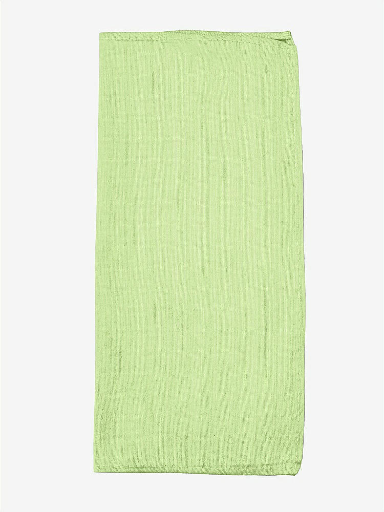 Front View - Pistachio Dupioni Pocket Squares by After Six