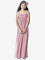 Front View Thumbnail - Dusty Pink Dessy Collection Junior Bridesmaid Style JR835