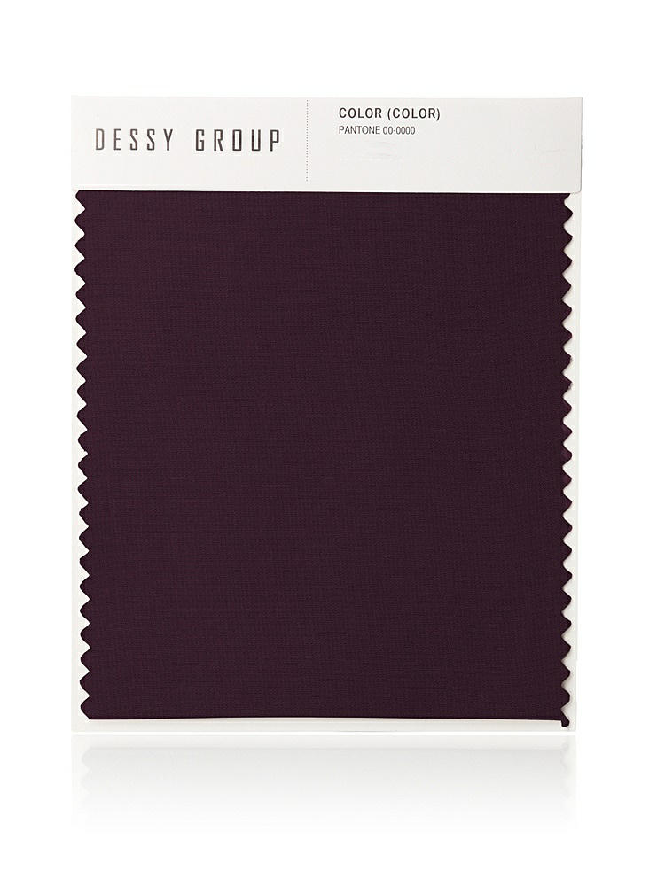 Front View - Deep Plum Lux Chiffon Swatch