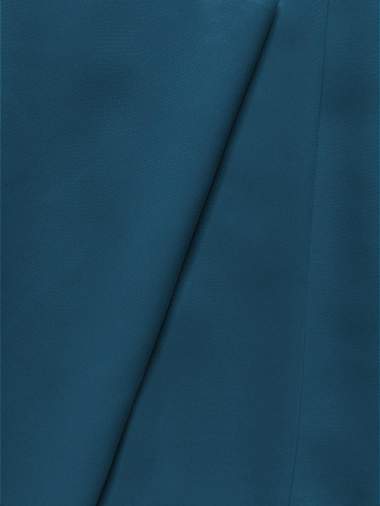 Front View - Atlantic Blue Lux Chiffon Fabric by the Yard