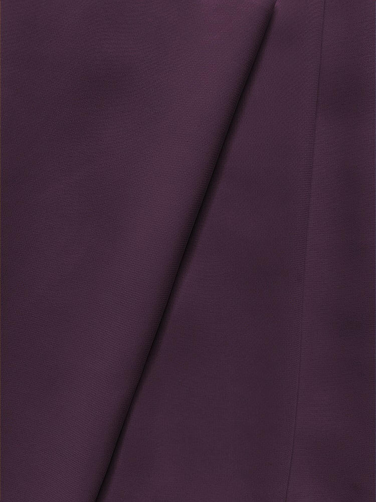 Front View - Aubergine Lux Chiffon Fabric by the Yard
