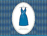 Front View Thumbnail - Lotus & Oyster Will You Be My Maid of Honor Card - Dress