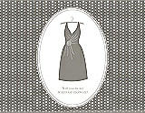 Front View Thumbnail - Mocha & Oyster Will You Be My Maid of Honor Card - Dress