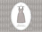 Front View Thumbnail - Pebble Beach & Oyster Will You Be My Maid of Honor Card - Dress