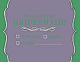 Front View Thumbnail - Wisteria & Juniper Will You Be My Bridesmaid Card - Checkbox