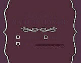 Front View Thumbnail - Bordeaux & Italian Plum Will You Be My Maid of Honor Card - Checkbox