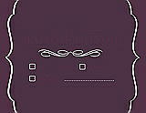 Front View Thumbnail - Eggplant & Italian Plum Will You Be My Maid of Honor Card - Checkbox