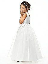 Rear View Thumbnail - White Flower Girl Style FL4030