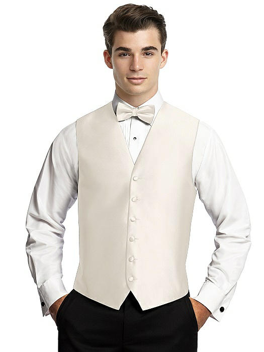Yarn-Dyed 6 Button Tuxedo Vest by After Six On Sale