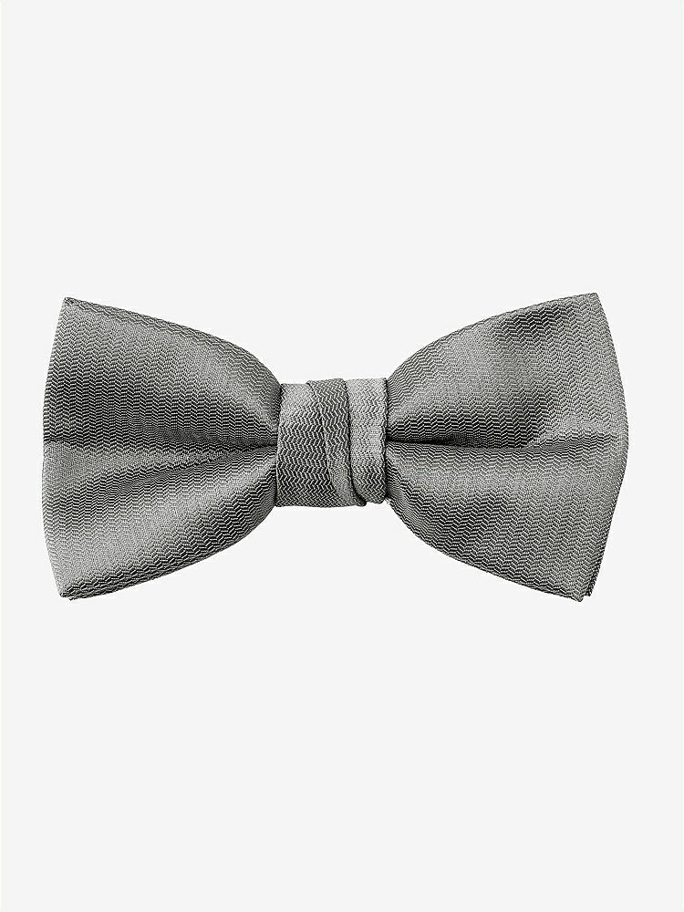 Back View - Charcoal Gray Yarn-Dyed Boy's Bow Tie by After Six