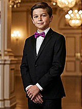 Alt View 1 Thumbnail - Persian Plum Yarn-Dyed Boy's Bow Tie by After Six