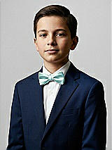 Front View Thumbnail - Seaside Yarn-Dyed Boy's Bow Tie by After Six