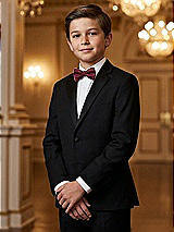 Alt View 1 Thumbnail - Cabernet Yarn-Dyed Boy's Bow Tie by After Six