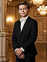 Alt View 1 Thumbnail - Champagne Yarn-Dyed Boy's Bow Tie by After Six