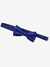 Side View Thumbnail - Cobalt Blue Yarn-Dyed Boy's Bow Tie by After Six