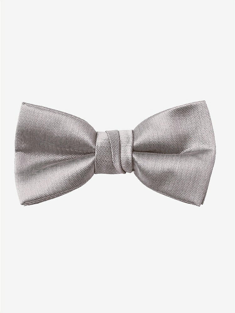 Back View - Cashmere Gray Yarn-Dyed Boy's Bow Tie by After Six