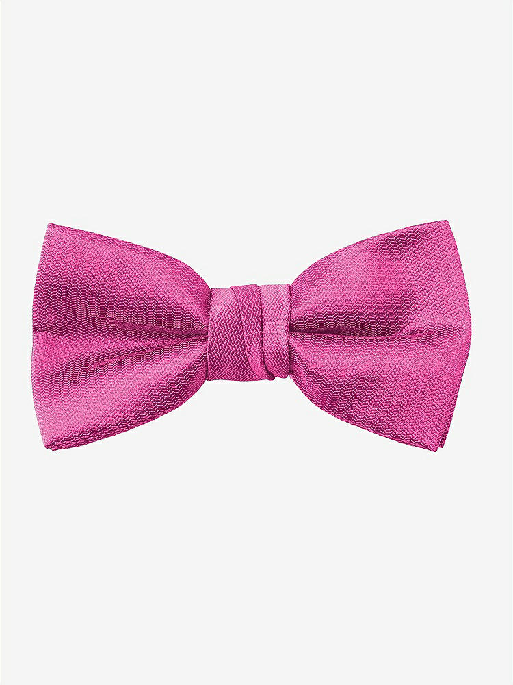 Back View - Fuchsia Yarn-Dyed Boy's Bow Tie by After Six