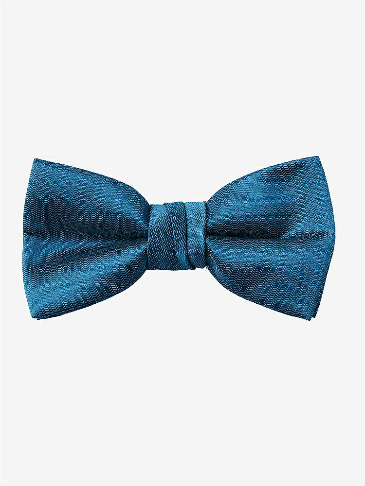 Back View - Ocean Blue Yarn-Dyed Boy's Bow Tie by After Six