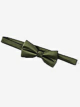 Side View Thumbnail - Olive Green Yarn-Dyed Boy's Bow Tie by After Six