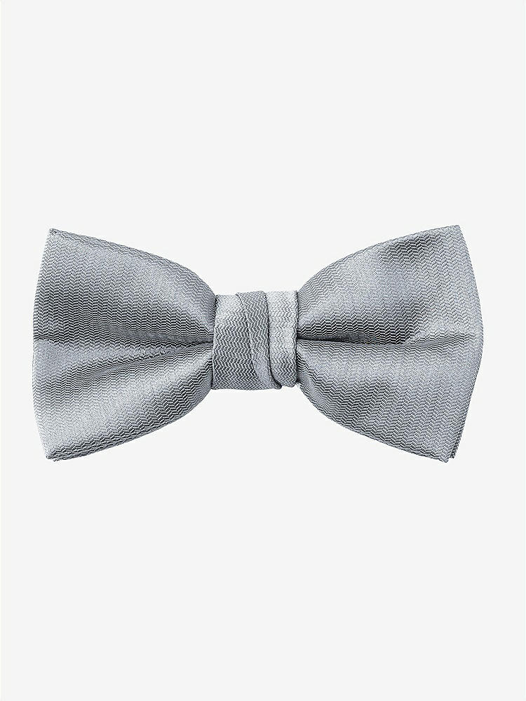 Back View - Platinum Yarn-Dyed Boy's Bow Tie by After Six