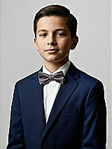 Front View Thumbnail - Stormy Yarn-Dyed Boy's Bow Tie by After Six