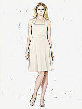 Front View Thumbnail - Shimmer Ivory Gold Social Bridesmaids Style 8126
