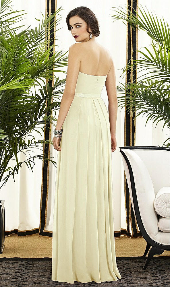 Back View - Butter Yellow Dessy Collection Style 2886