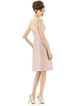 Rear View Thumbnail - Blush Alfred Sung Bridesmaid Dress D654