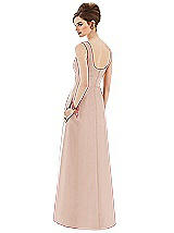 Rear View Thumbnail - Cameo Alfred Sung Bridesmaid Dress D659