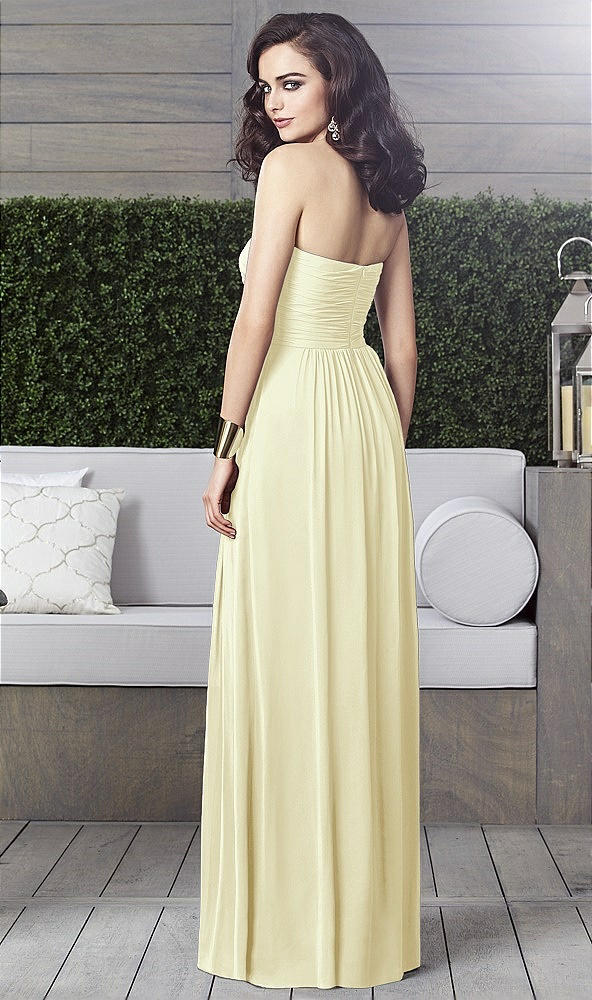 Back View - Butter Yellow Dessy Collection Style 2910