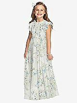 Front View Thumbnail - Bleu Garden Flower Girl Dress FL4038