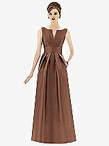 Front View Thumbnail - Cognac Alfred Sung Style D655