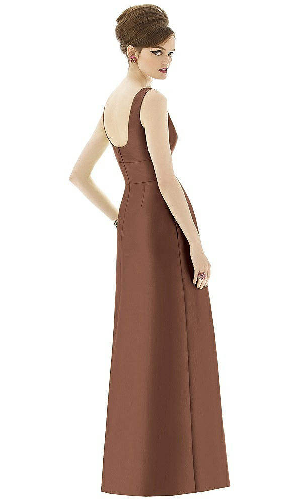 Back View - Cognac Alfred Sung Style D655