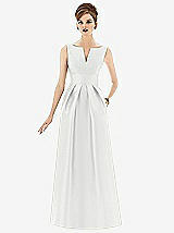 Front View Thumbnail - White Alfred Sung Style D655